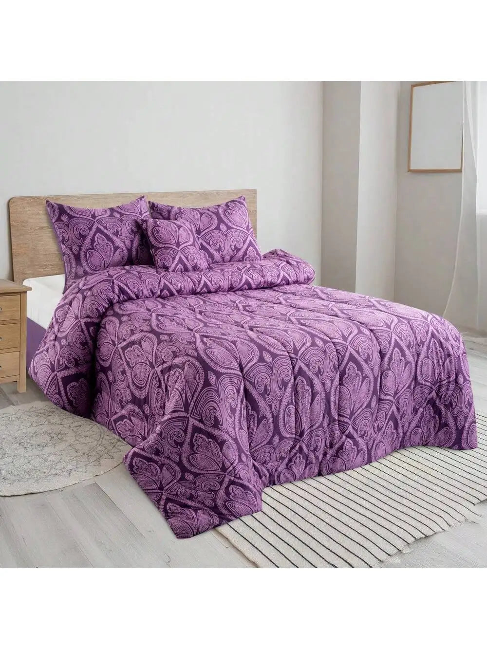 LUX Décor Reversible 5pc Comforter Set