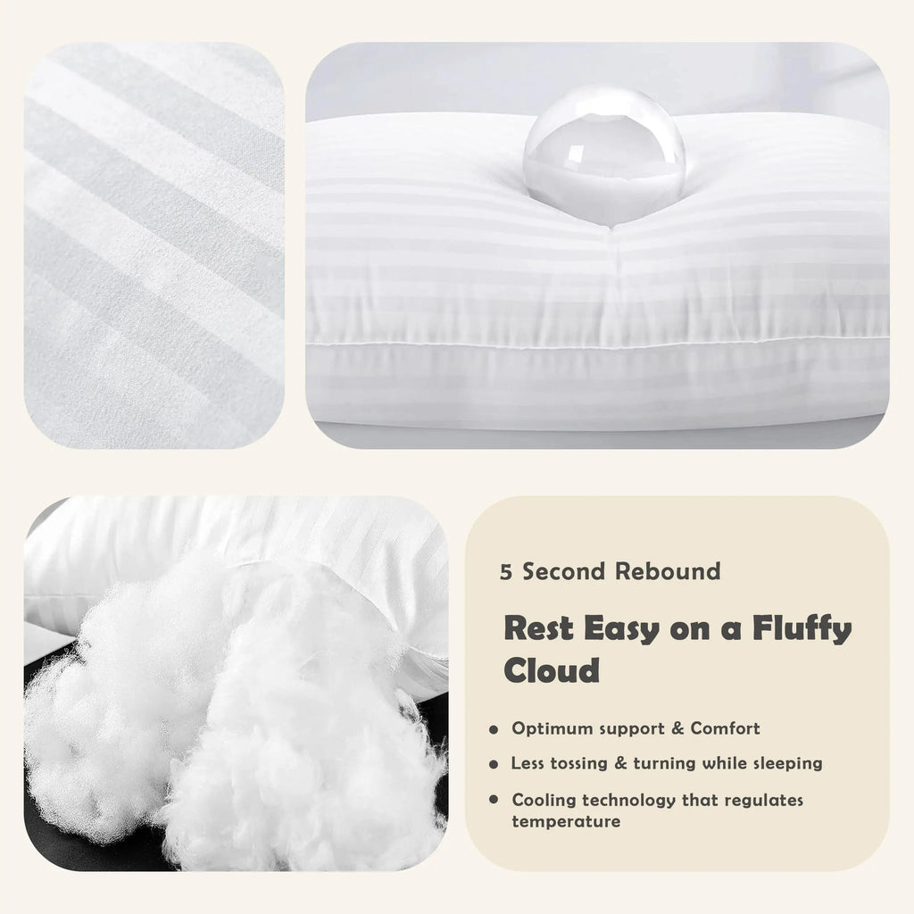 LUX Décor Hotel Stripe Pillows Set of 2