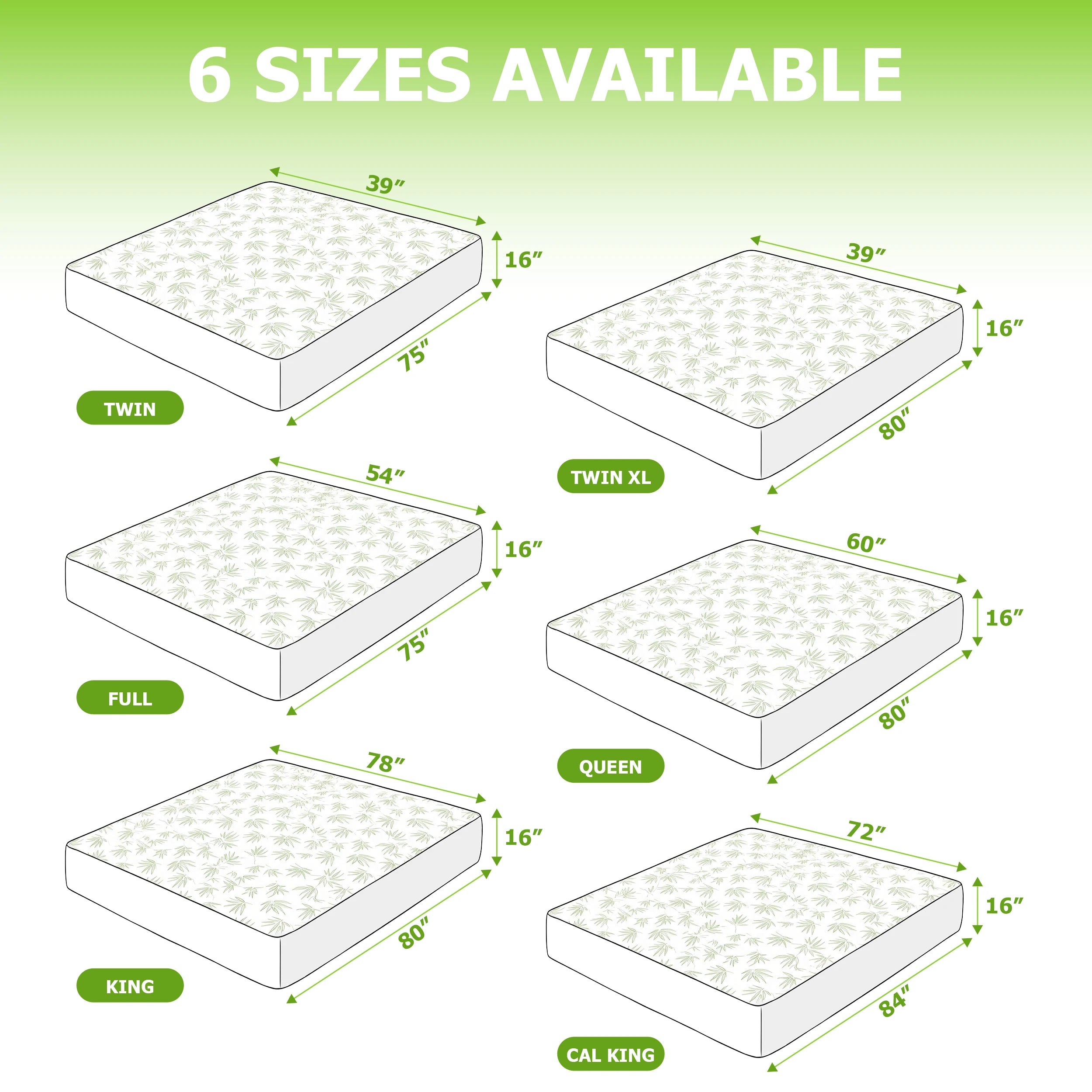 Lux Decor Cooling Waterproof Deep Pocket Mattress Protector