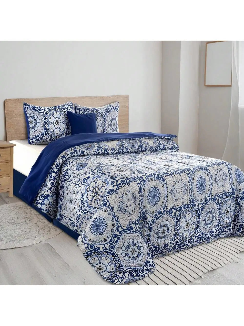 LUX Décor Reversible 5pc Comforter Set