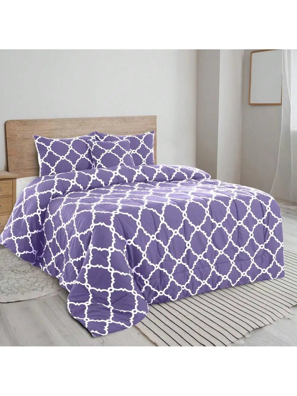 LUX Décor Reversible 5pc Comforter Set