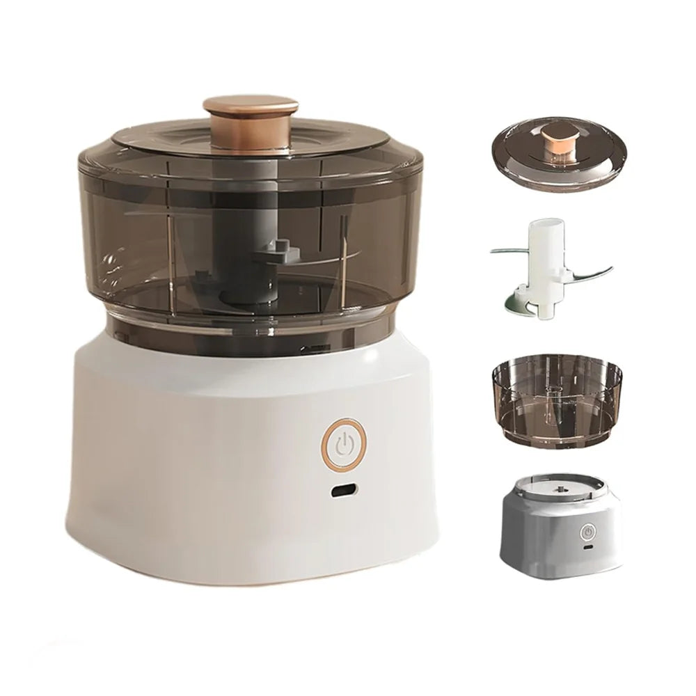 Electric Mini Food Chopper USB Rechargeable