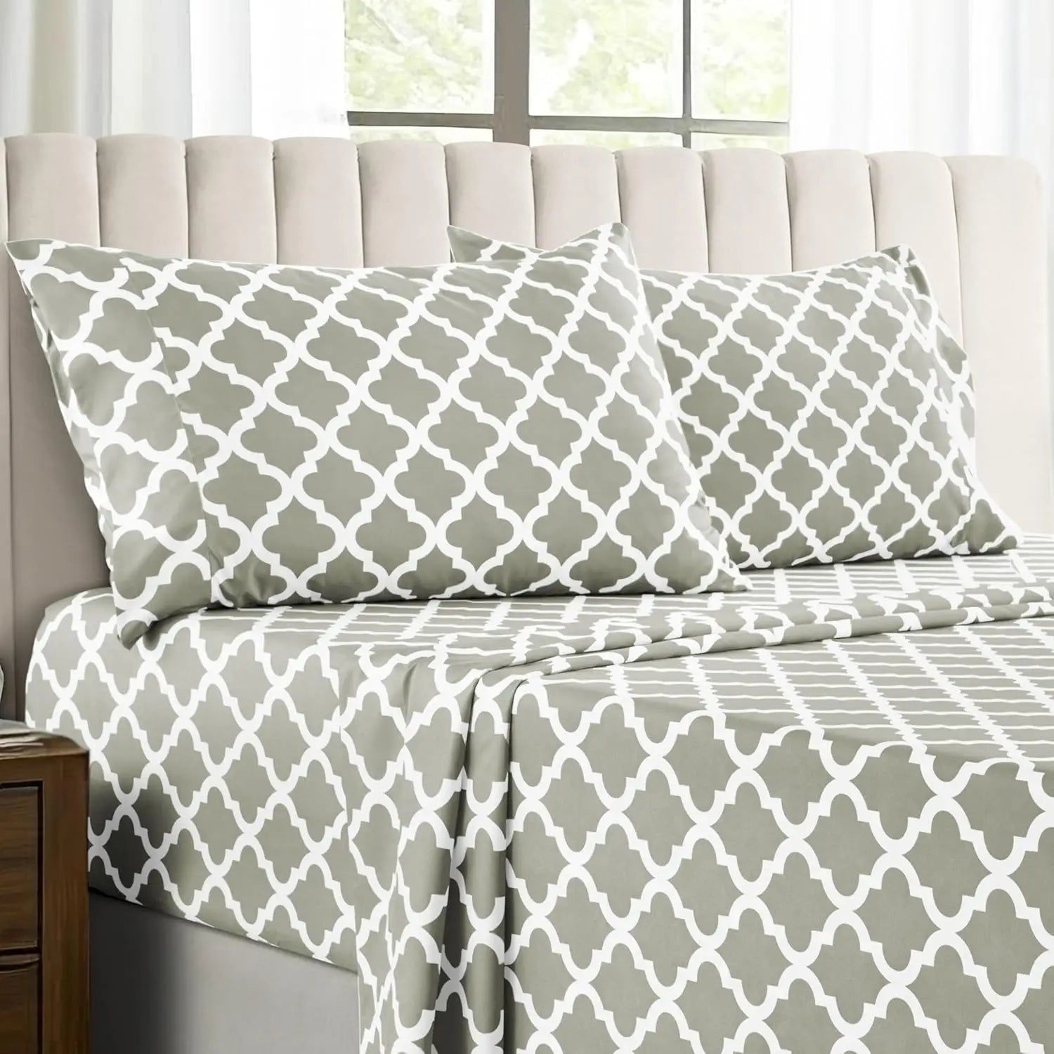 Lux Décor 4Pc Microfiber Sheet Set