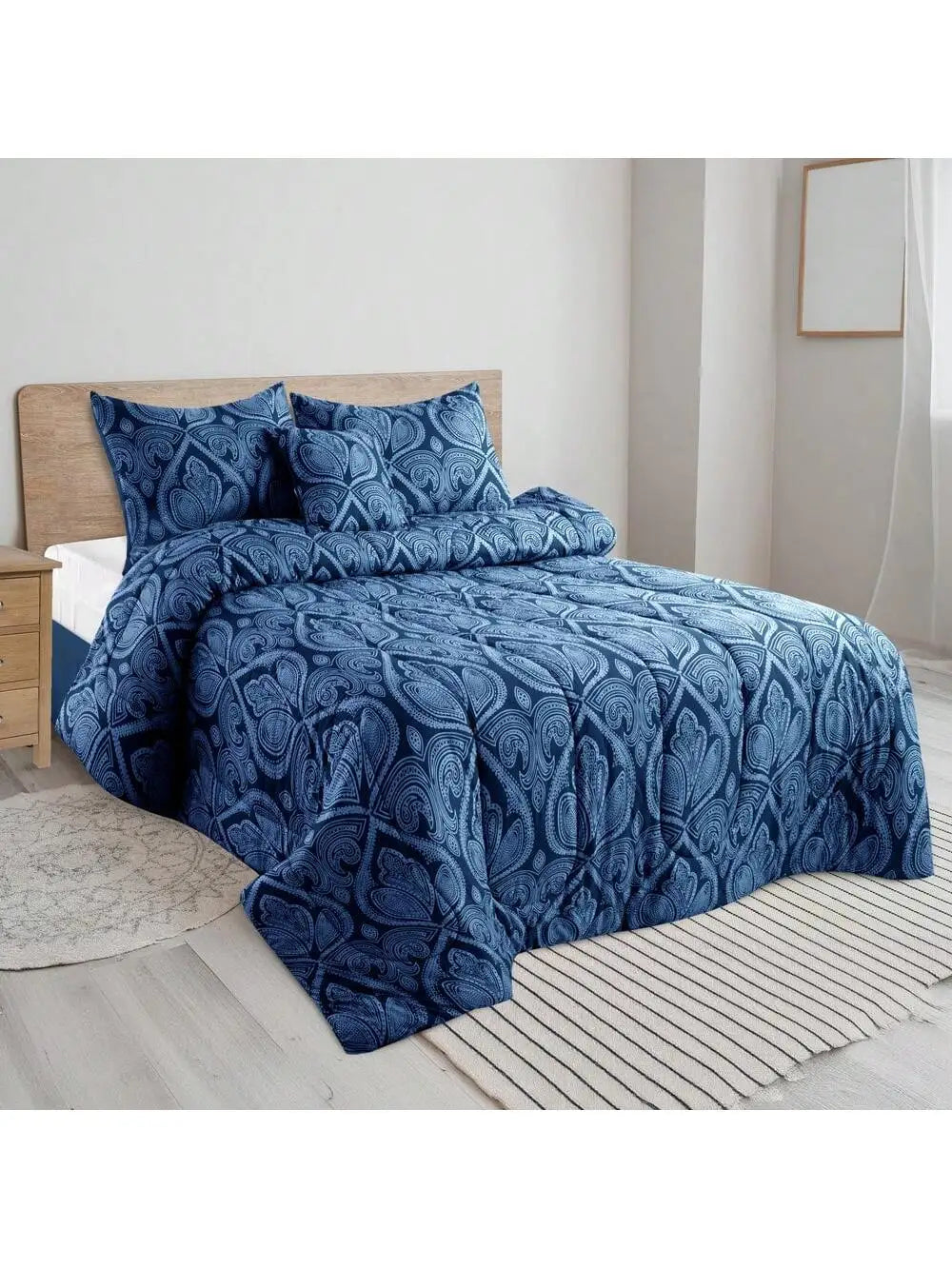 LUX Décor Reversible 5pc Comforter Set