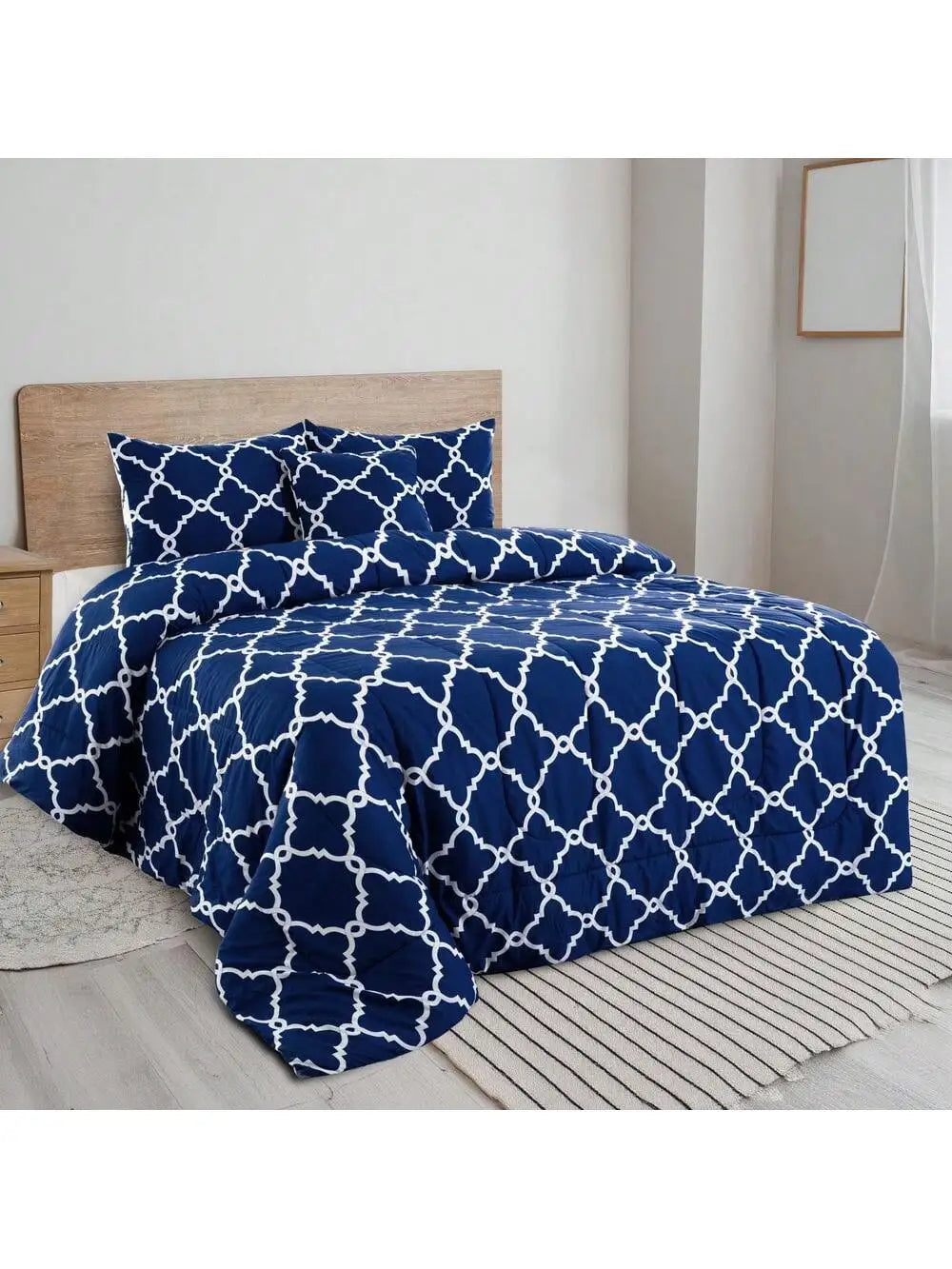 LUX Décor Reversible 5pc Comforter Set
