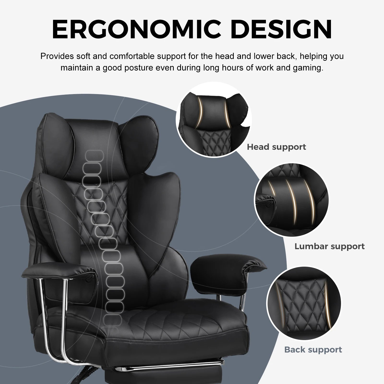Big and Tall Ergonomic Gaming Chair