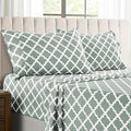 Lux Décor 4Pc Microfiber Sheet Set