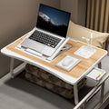 Foldable laptop study desk with drawers