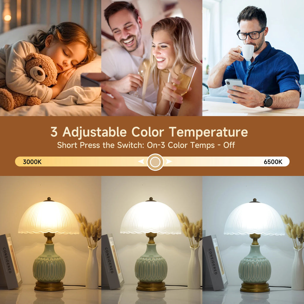 Vintage Ceramic Table Lamp for Living Room
