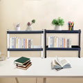 Adjustable 2-Tier Shelf Clamp-On Storage Tray