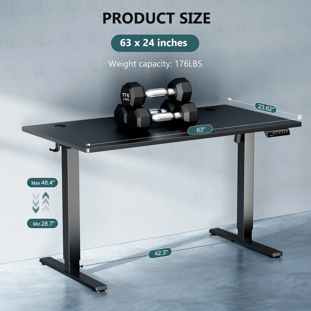 Standing Ergonomic Adjustable Height Computer Workstation
