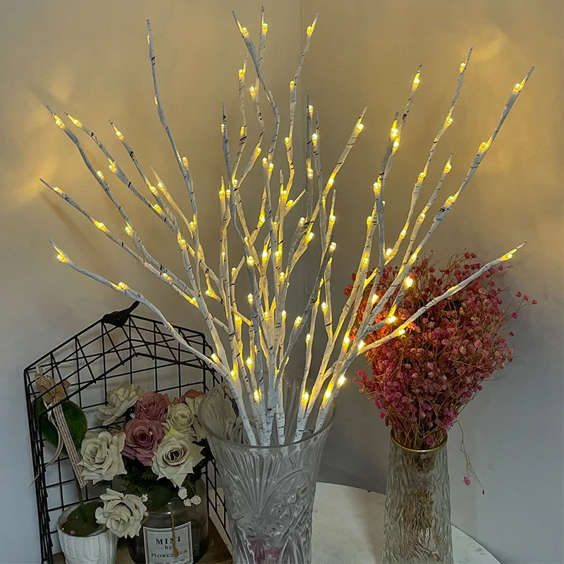 LED White Birch Branch Lights Bundle