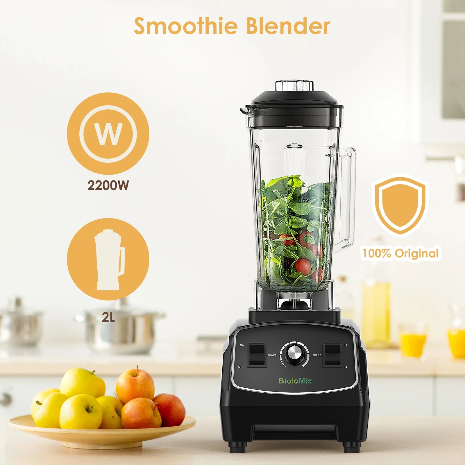 Heavy Duty Commercial Grade Blender Mixer Juicer