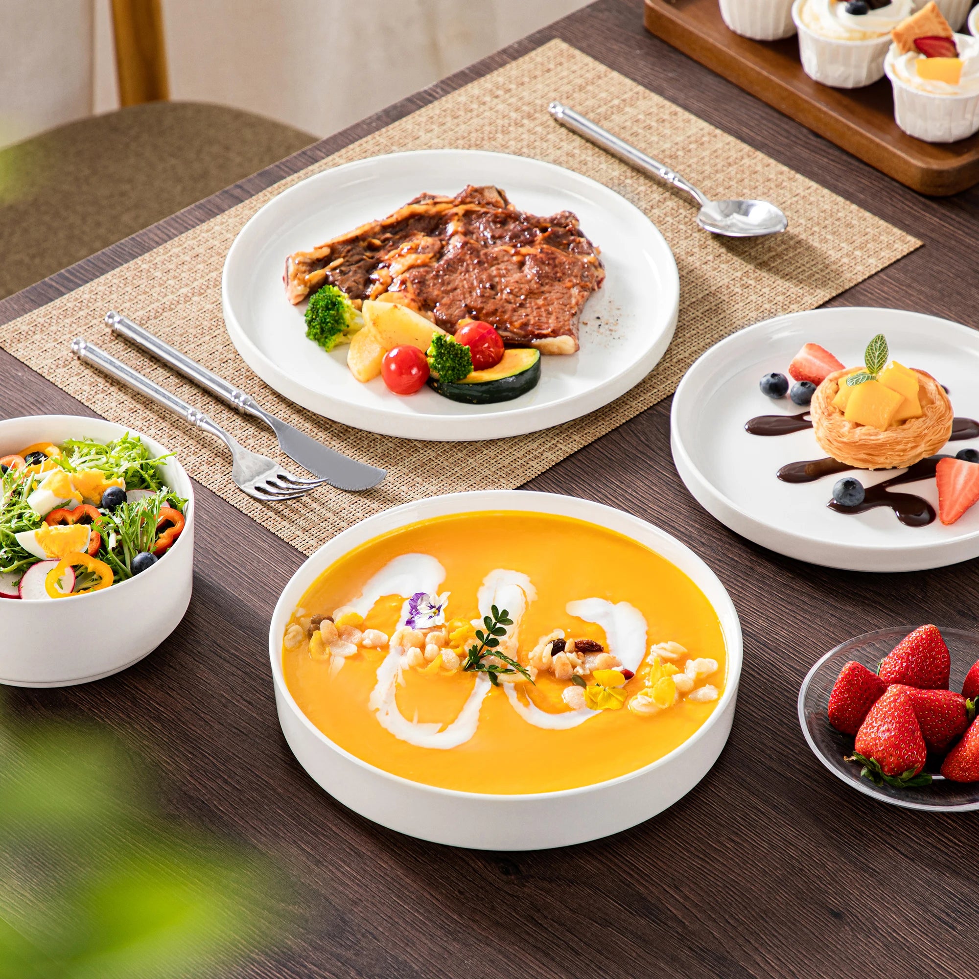 MALACASA Dinnerware Sets