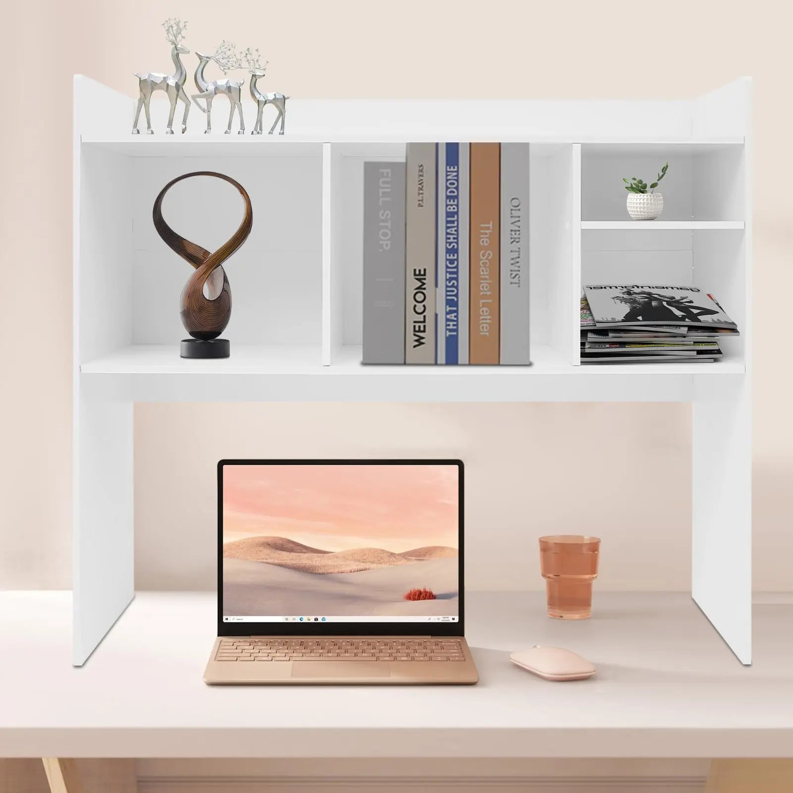Desktop Bookshelf Organizer  with 6 Shelves