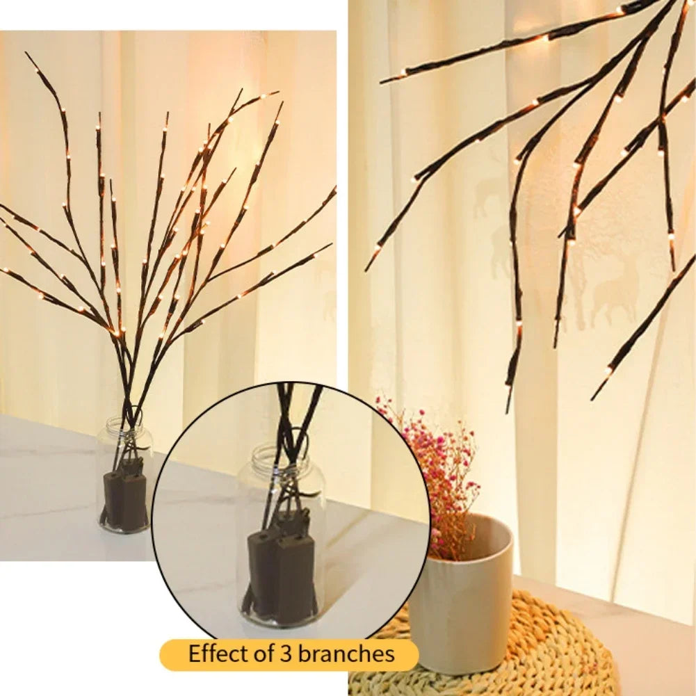 LED White Birch Branch Lights Bundle