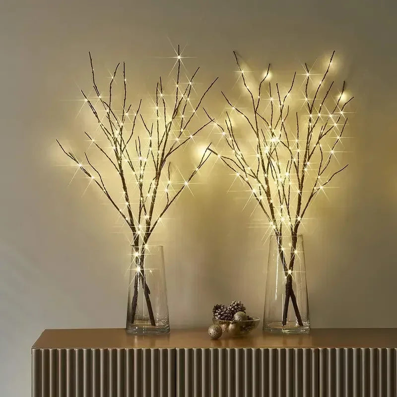 LED White Birch Branch Lights Bundle
