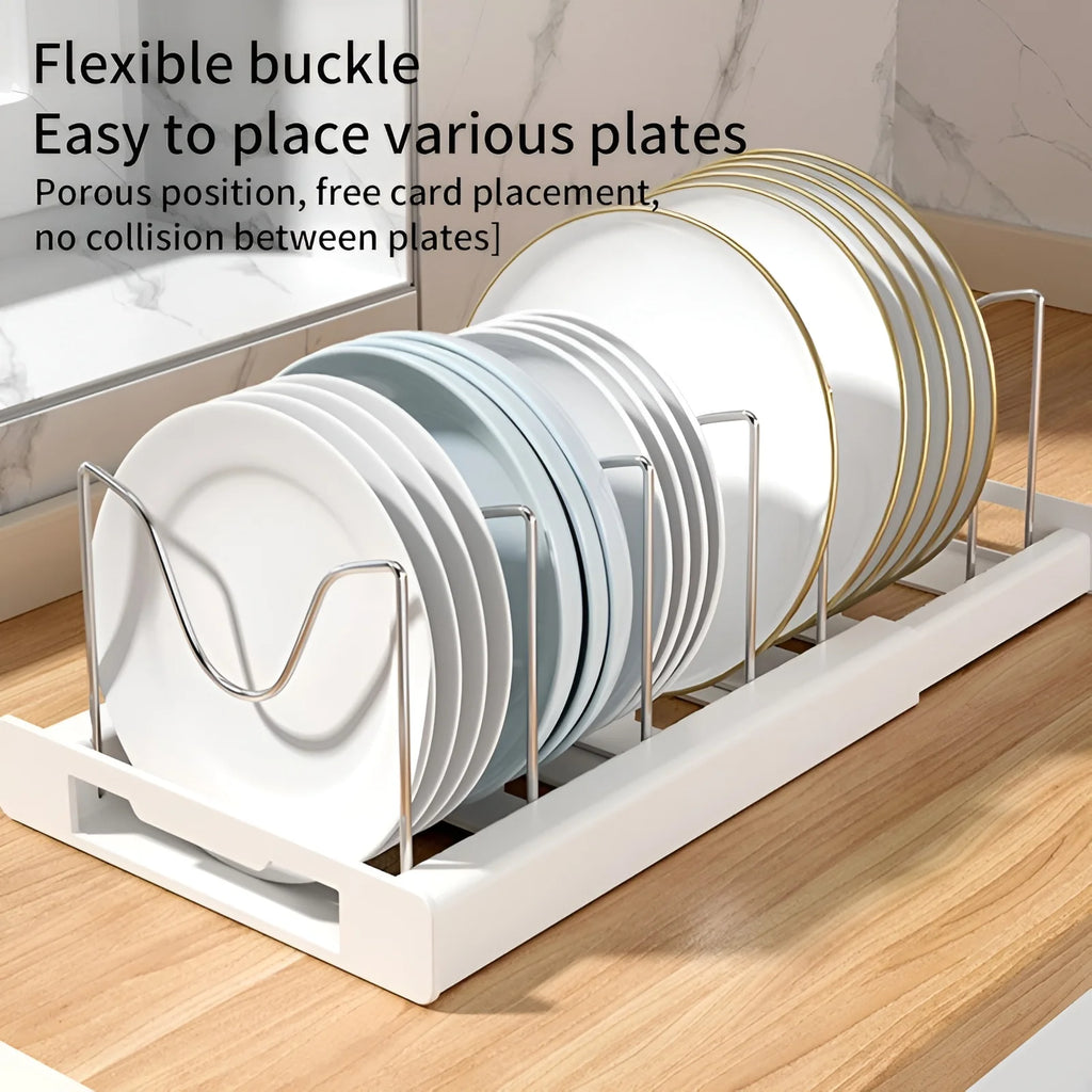 Expandable Organizer Rack with 7 Dividers