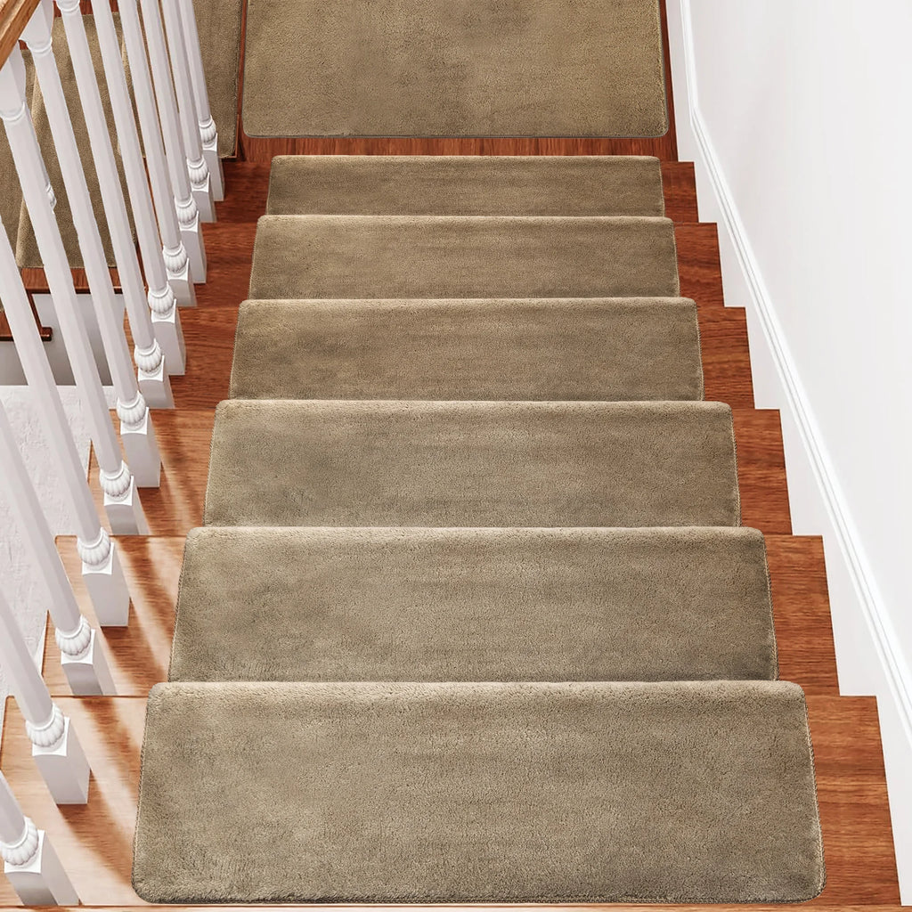 Bullnose Non-Slip Washable Stair Treads