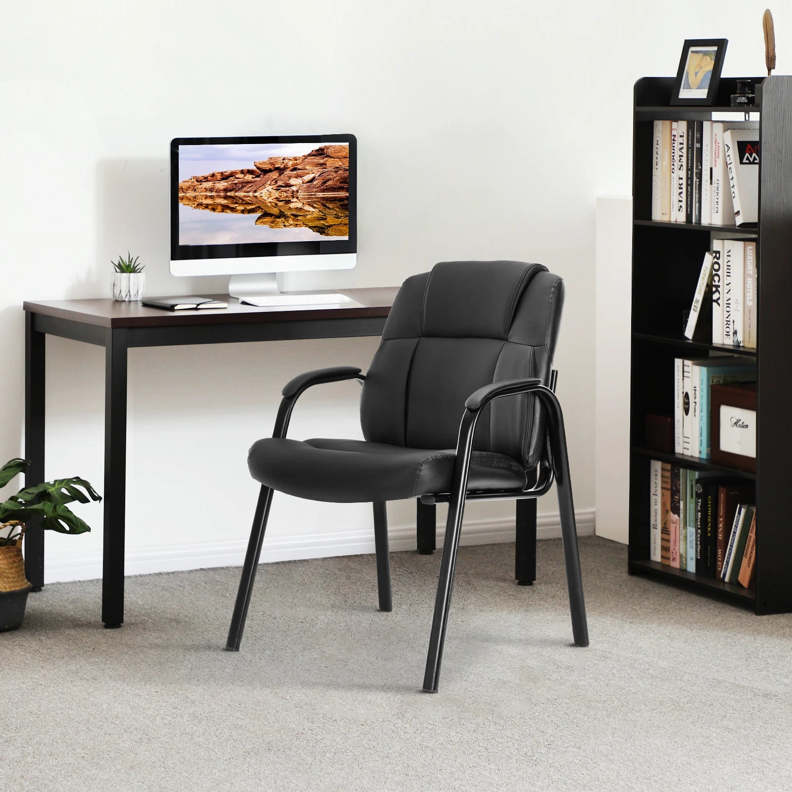 Ergonomic Leather Padded Office Chair