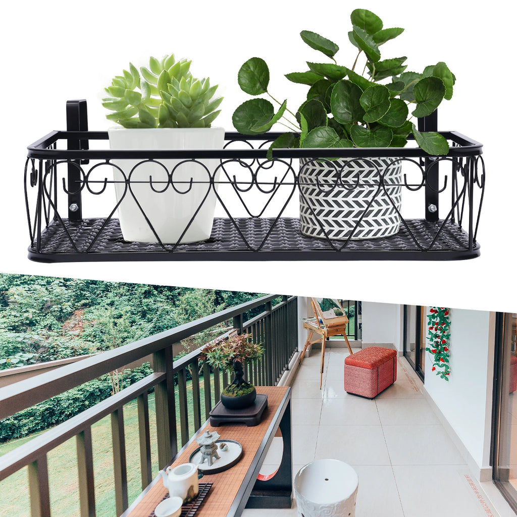 Balcony Railing Hanging Basket Planter
