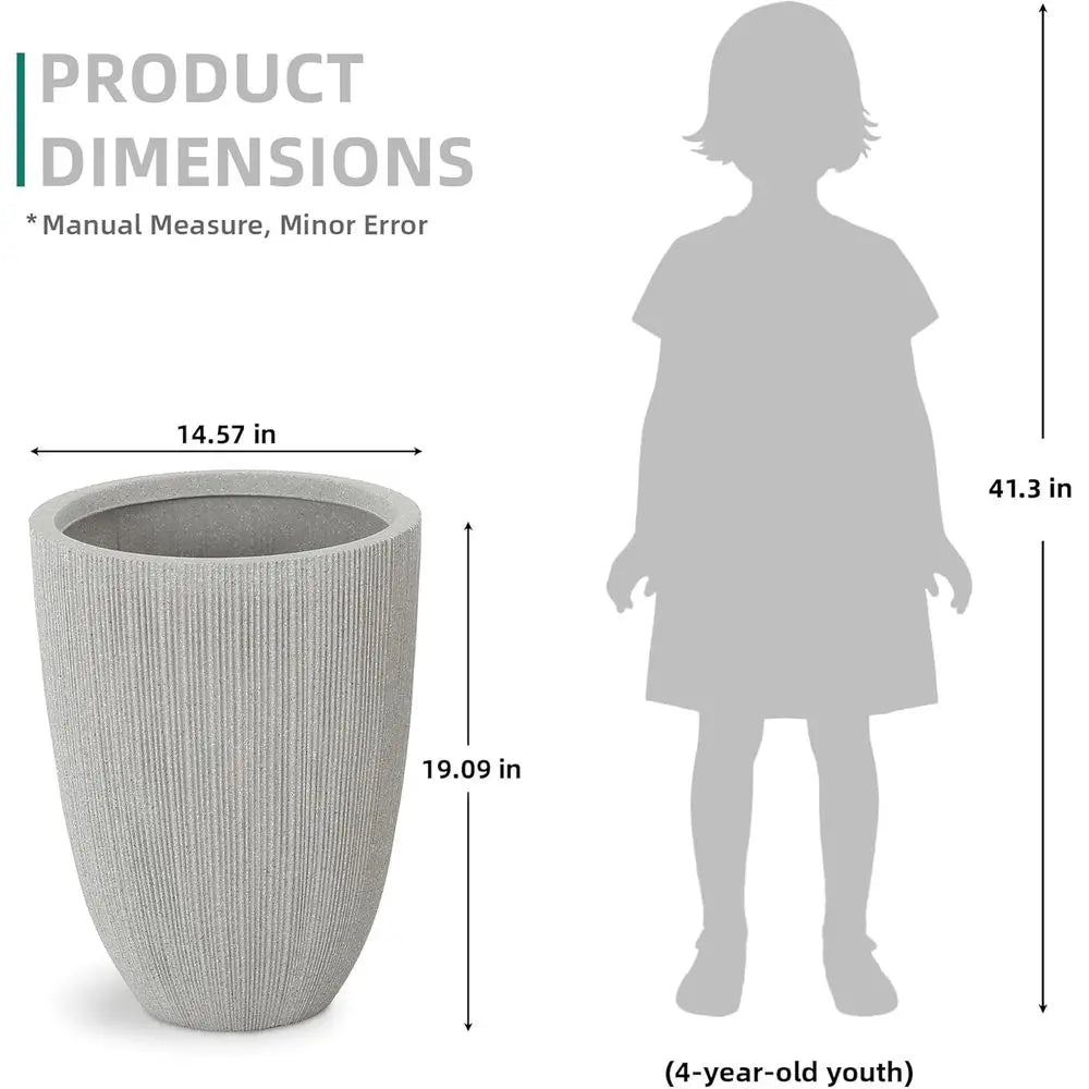 Mediterranean Planter for Outdoor Plants, 2 pcs