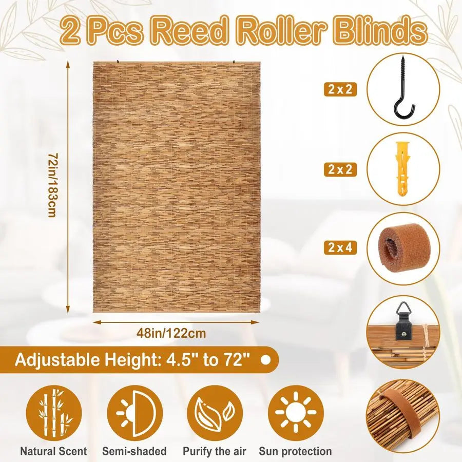 Bamboo Shades Outdoor Reed Blinds