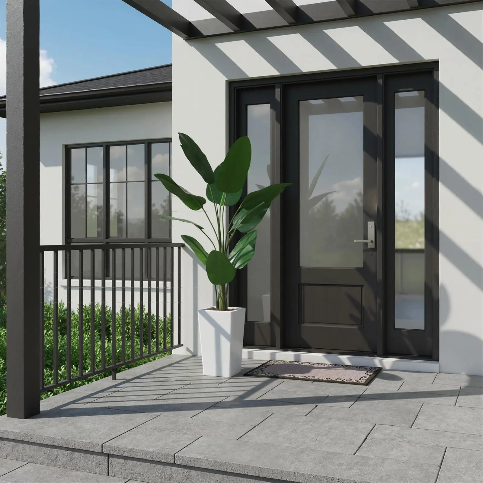 Banana Tree Artificial Plant with Planter