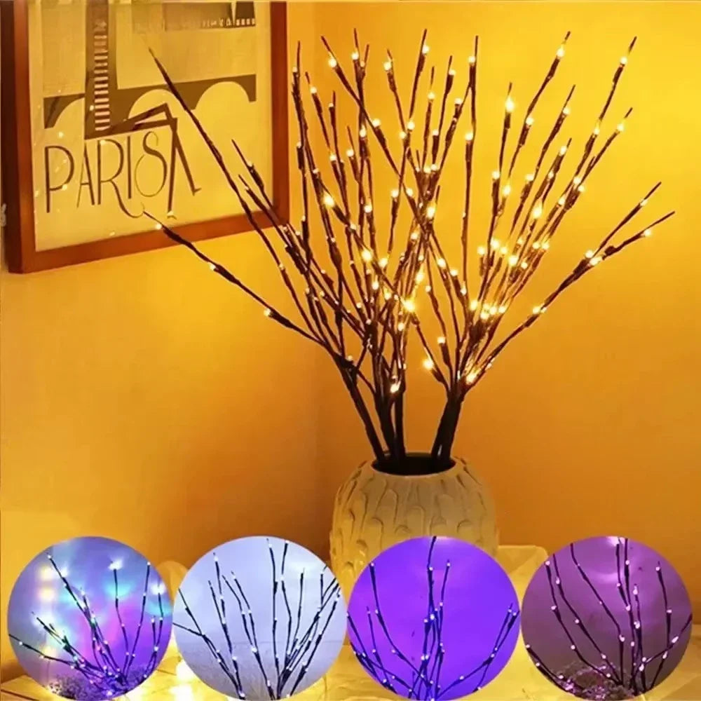 LED White Birch Branch Lights Bundle