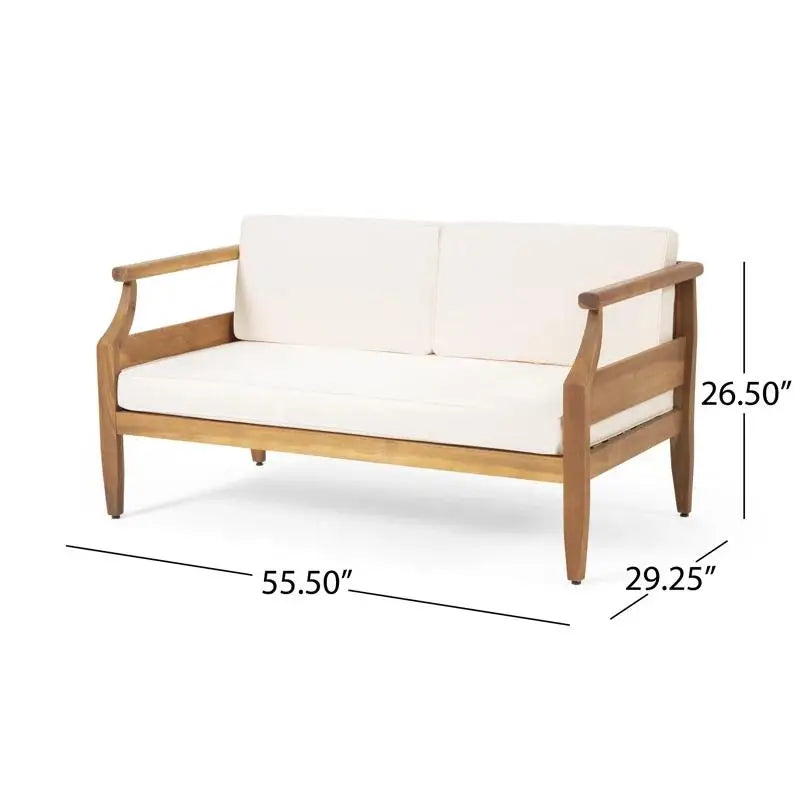 Mid-Century Acacia Outdoor Set