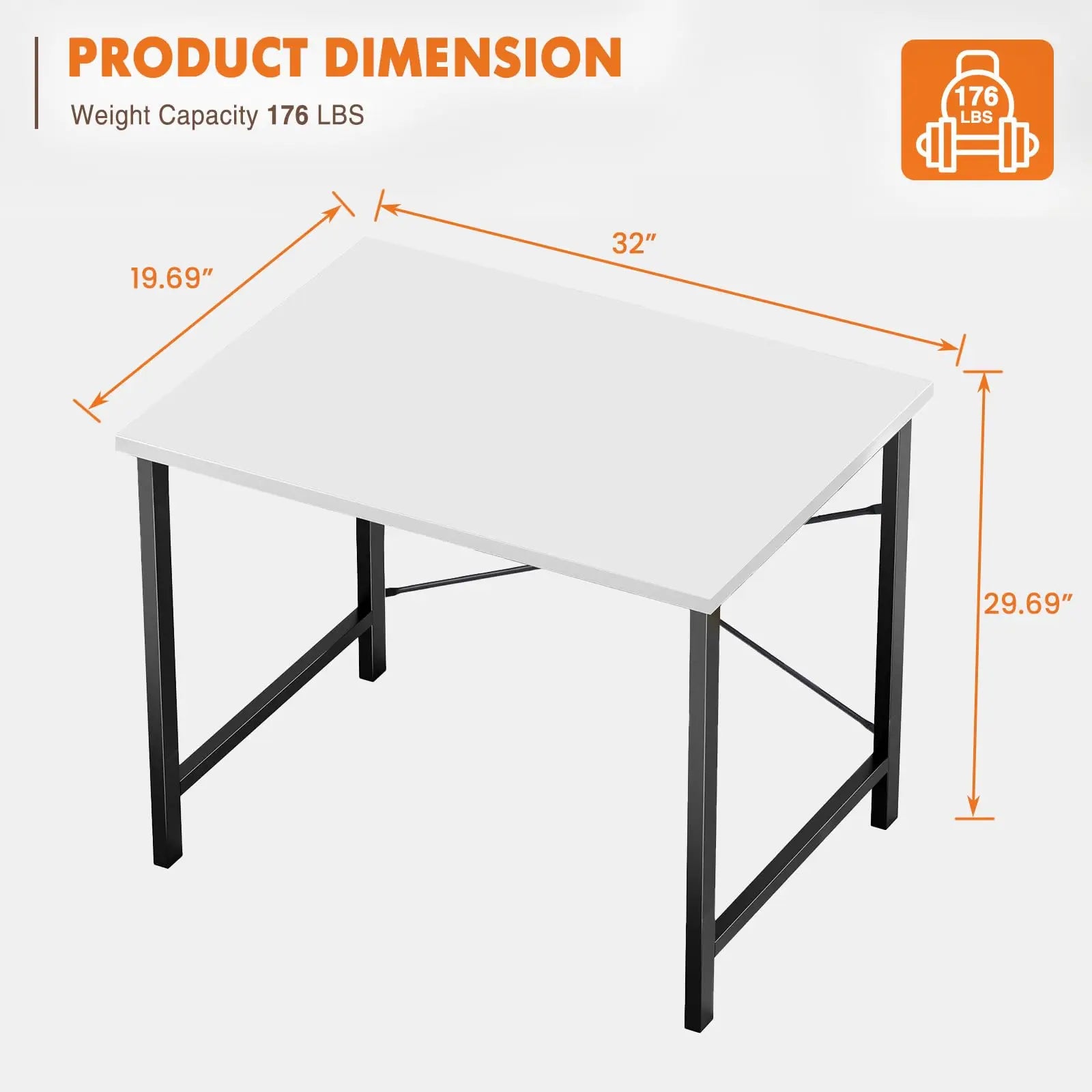 Simple Modern Tabletop Office Desk