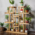 Wooden Plant Display Stand