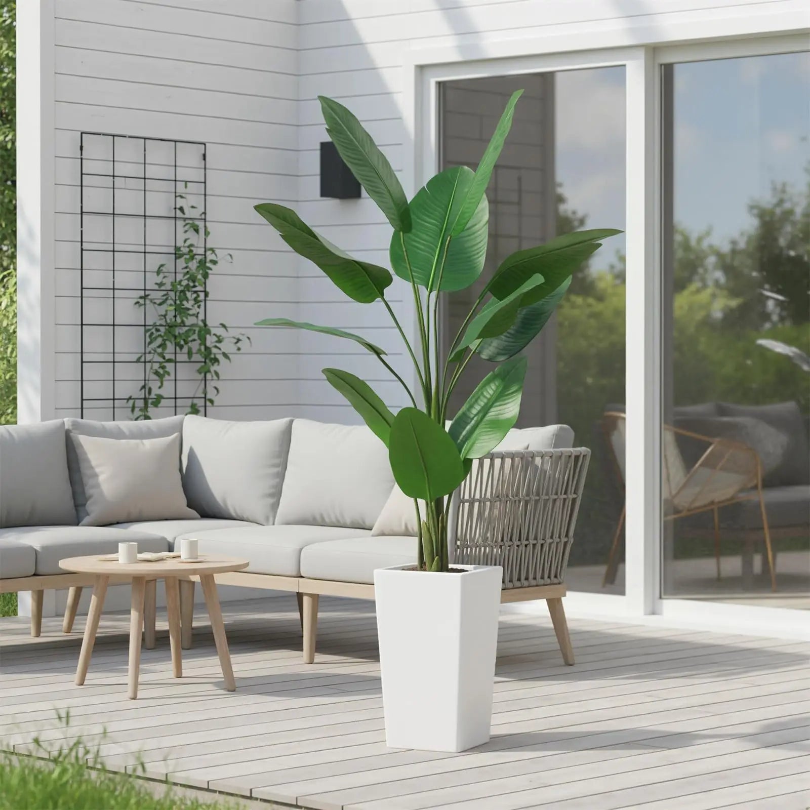 Banana Tree Artificial Plant with Planter