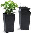 Rectangular Planters with Drainage, Set of 2