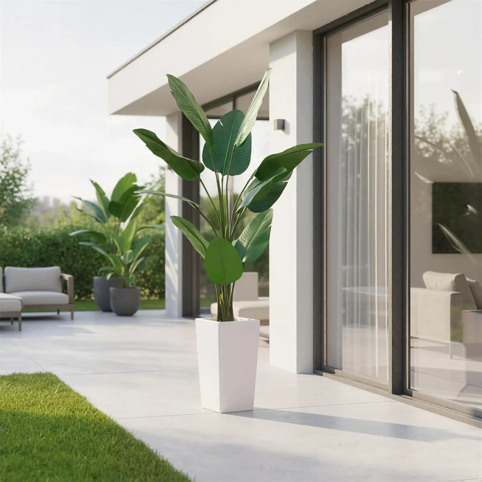 Banana Tree Artificial Plant with Planter