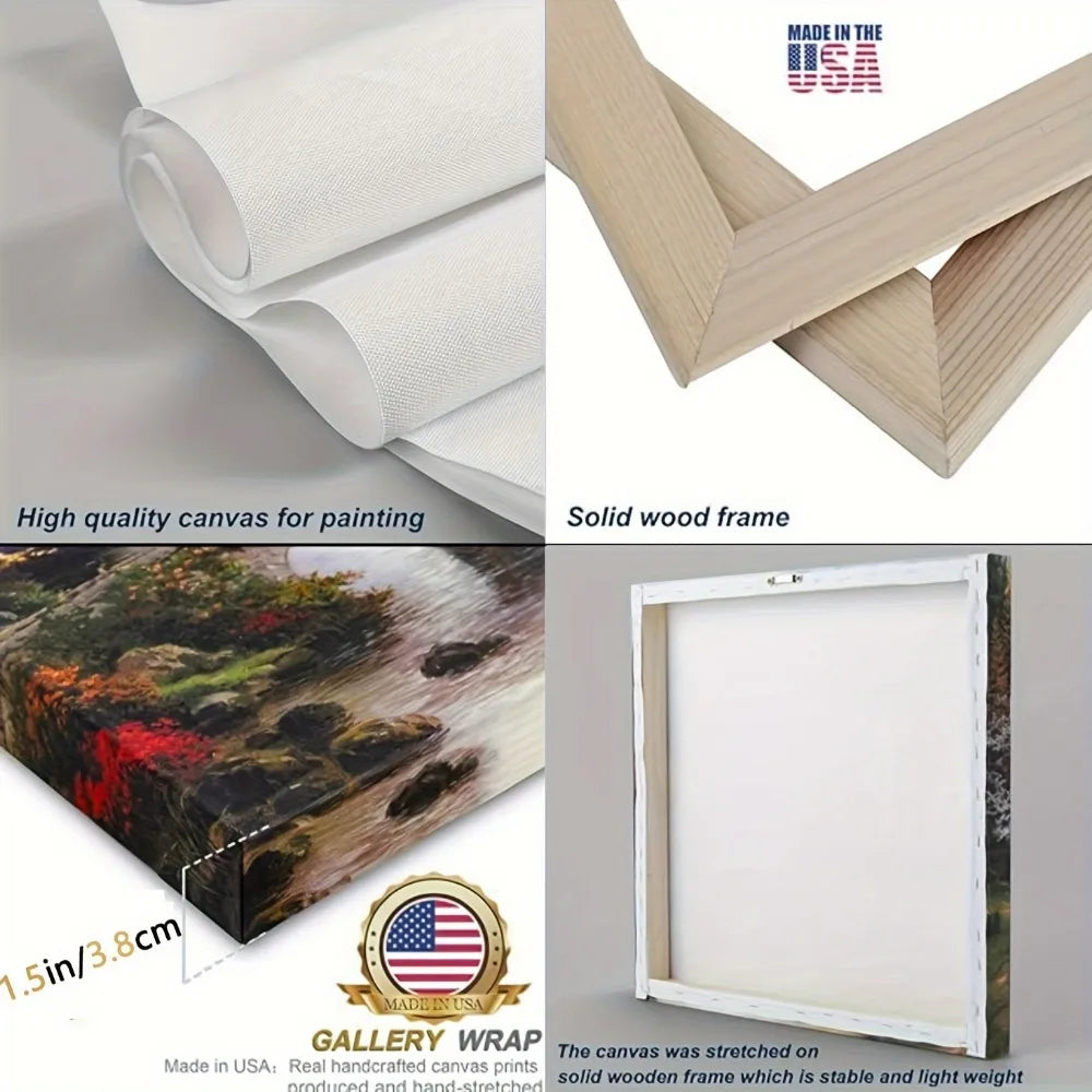 Large modern abstract oil painting