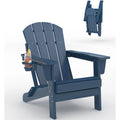 Folding Adirondack Chair With Cup Holder