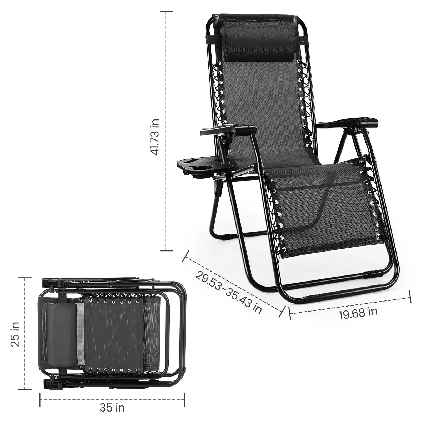 Recliner Lounge Chair with Cup Holder