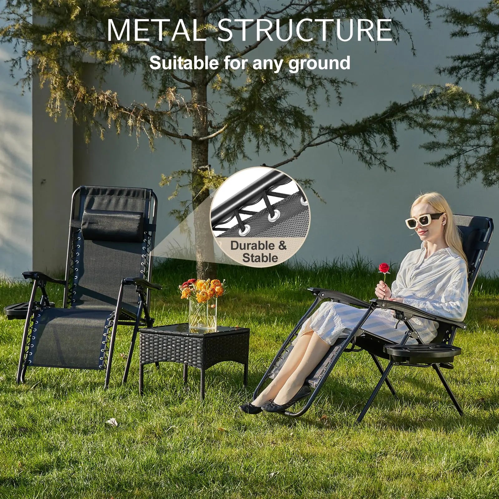 Recliner Lounge Chair with Cup Holder