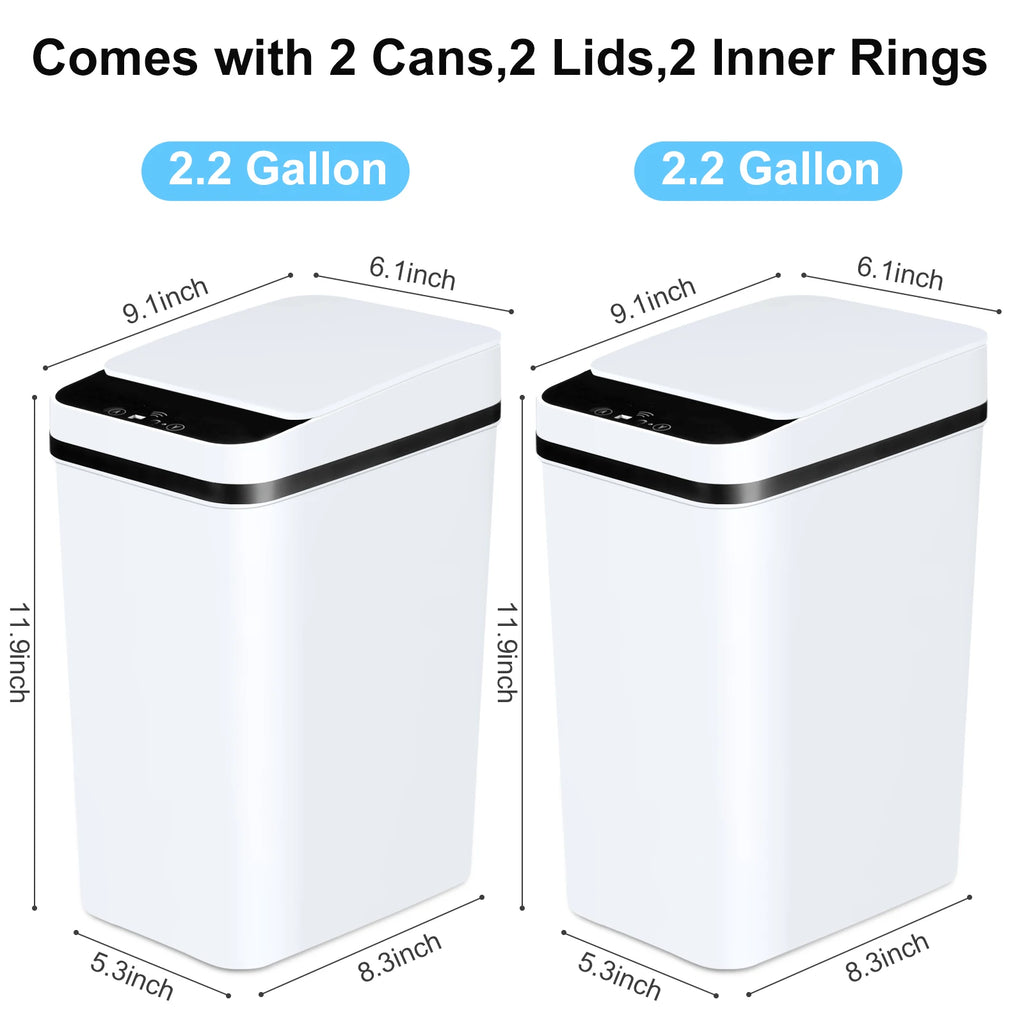 Touchless Motion Sensor Automatic Trash Cans