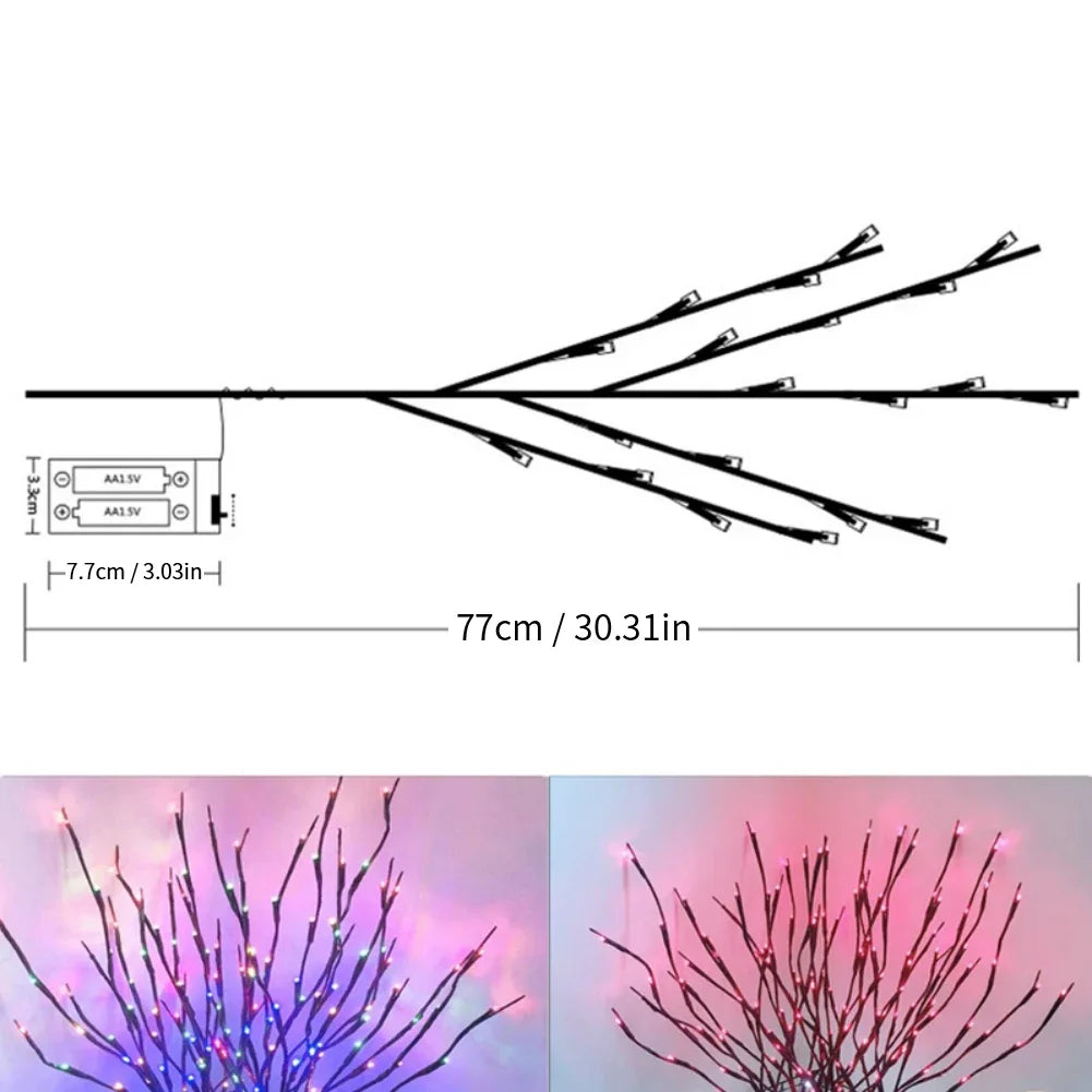 LED White Birch Branch Lights Bundle