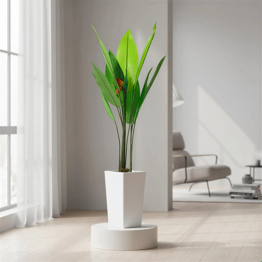 Artificial Bird of Paradise with Planter