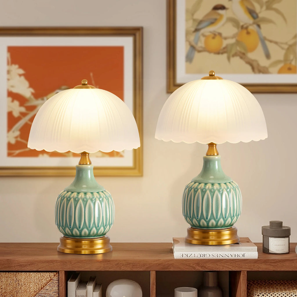 Vintage Ceramic Table Lamp for Living Room