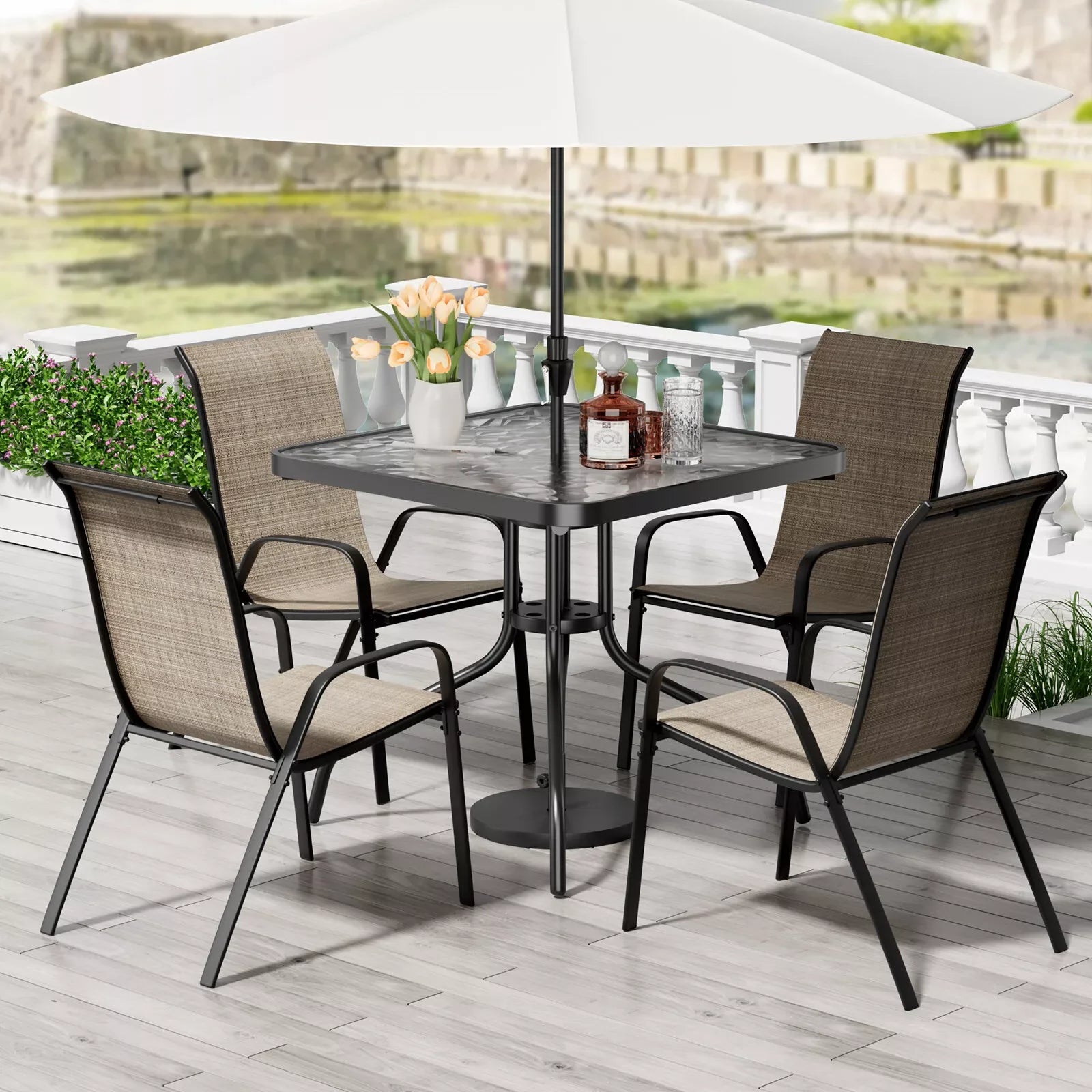 All Weather Outdoor Patio Dining Set