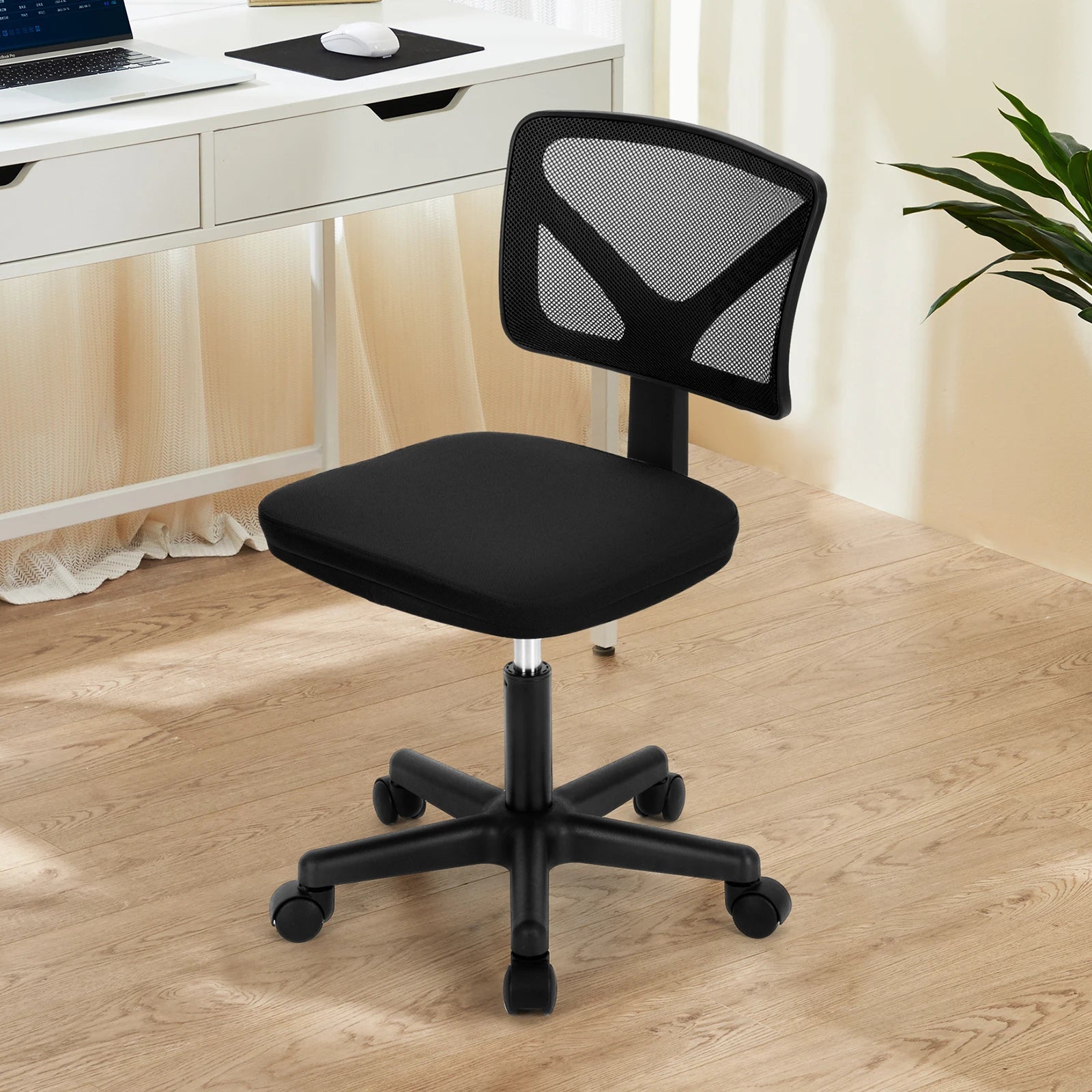 Rolling Mesh Lumbar Support Office Chair