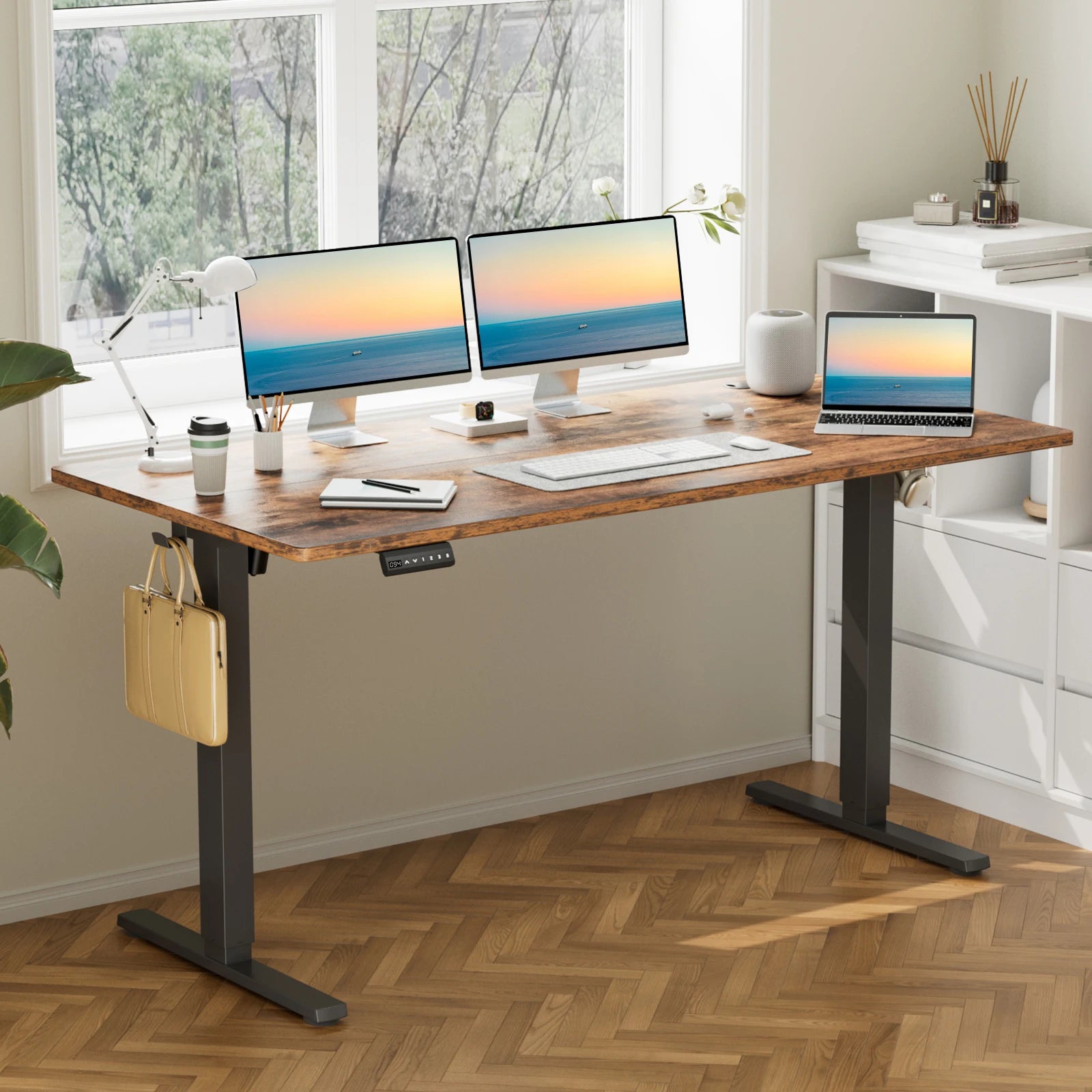 Standing Ergonomic Adjustable Height Computer Workstation