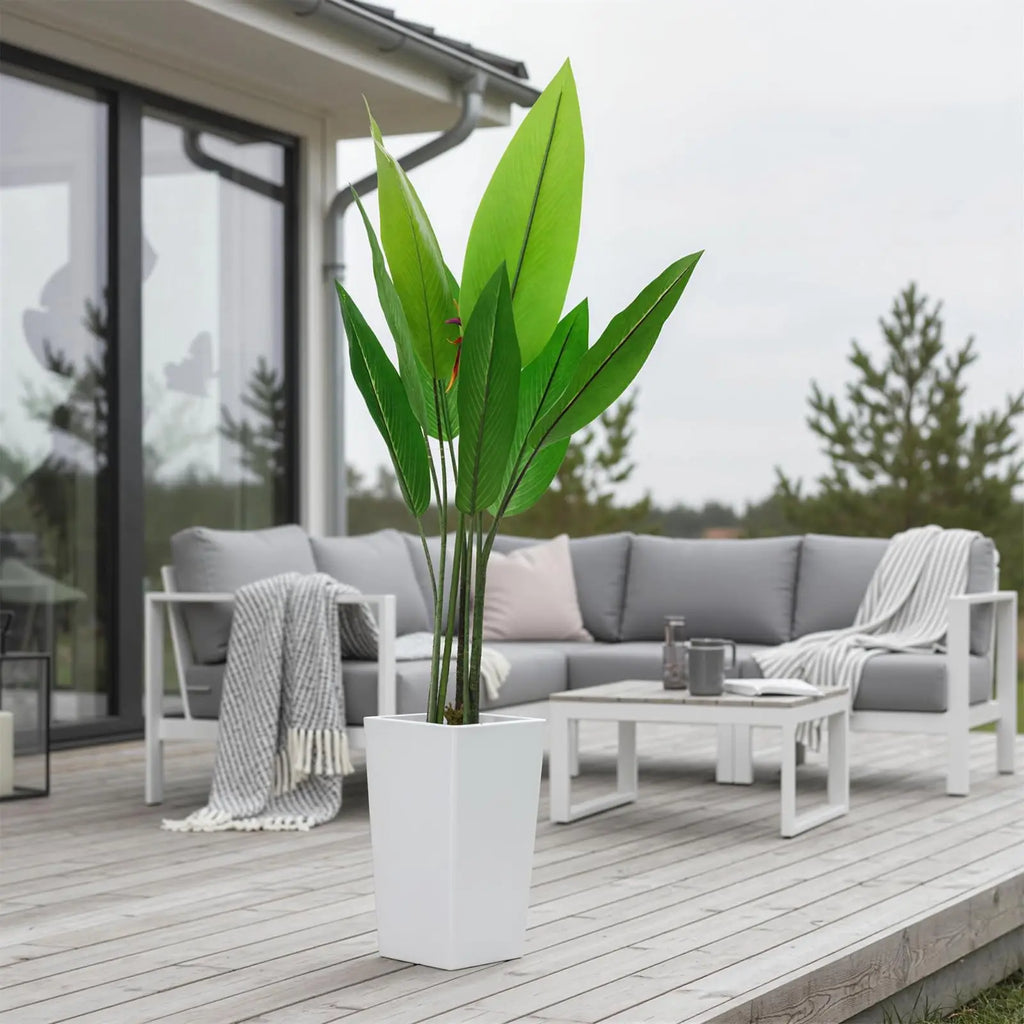 Artificial Bird of Paradise with Planter
