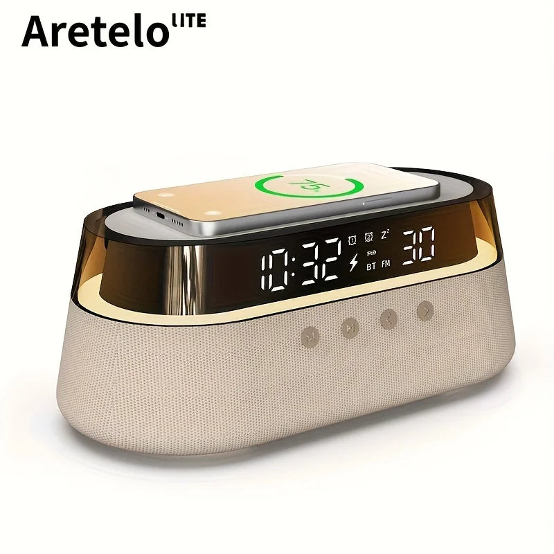 Bedside Wireless Charging Alarm Clock