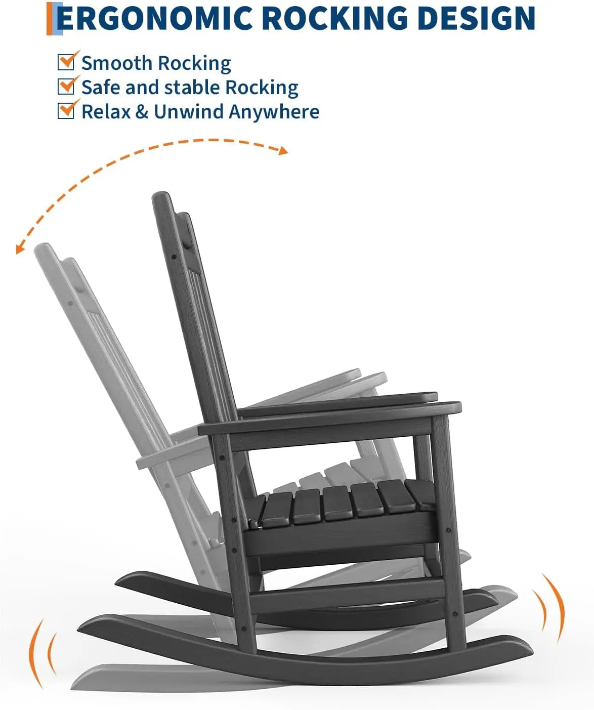 All Weather Outdoor Rocking Chair